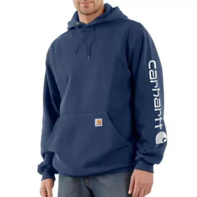 Carhartt Men's Loose Fit Midweight Logo Sleeve Graphic Sweatshirt