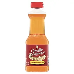 Orville Redenbacher’s Popping & Topping Buttery Flavored Popcorn Oil, 16 FL OZ Bottle (6 Pack)