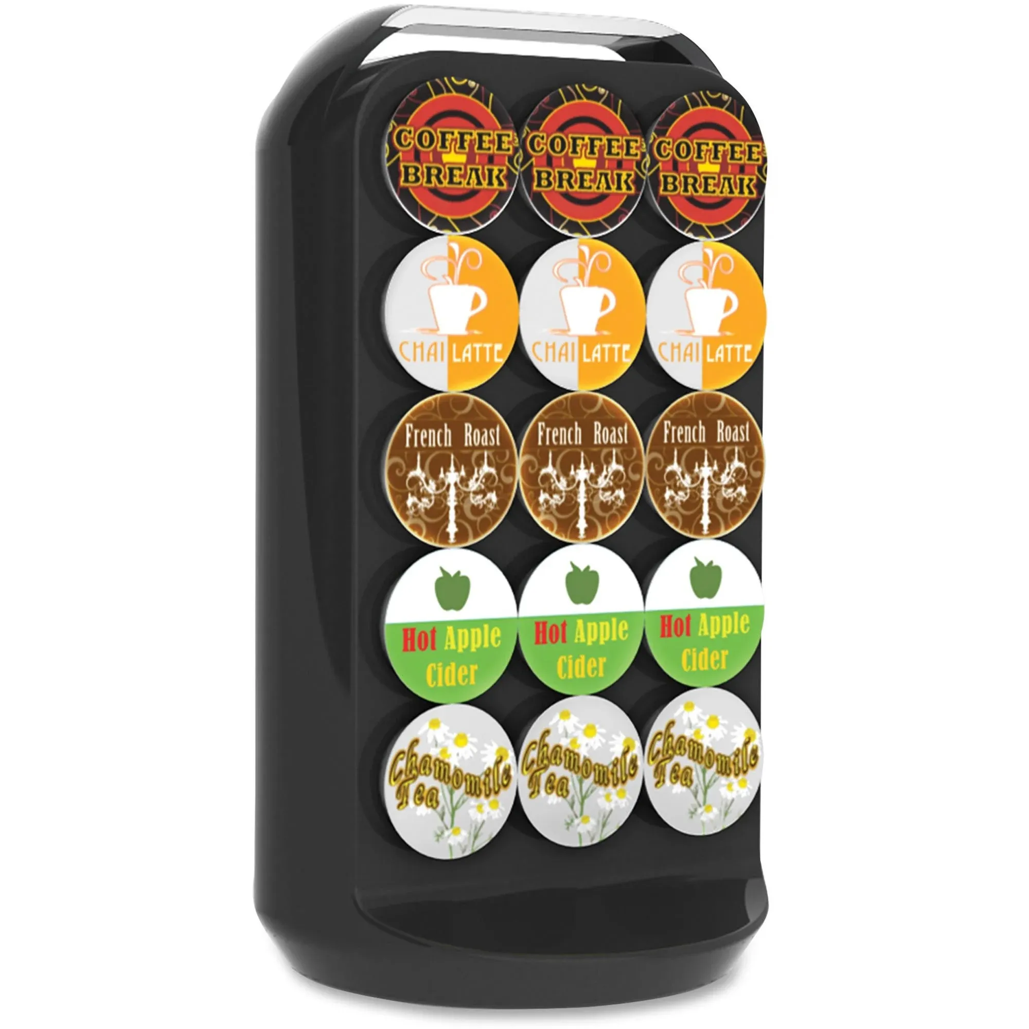 Mind Reader Coffee Pod Carousel, Fits 30 Pods, Black