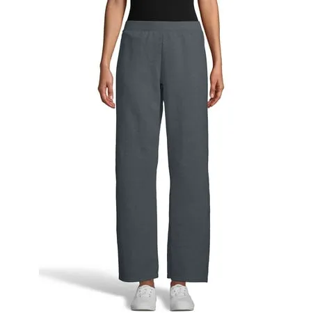 Hanes Women’s EcoSmart Fleece Petite Sweatpants, Open Bottom Sweatpants, Petite, 28.5''