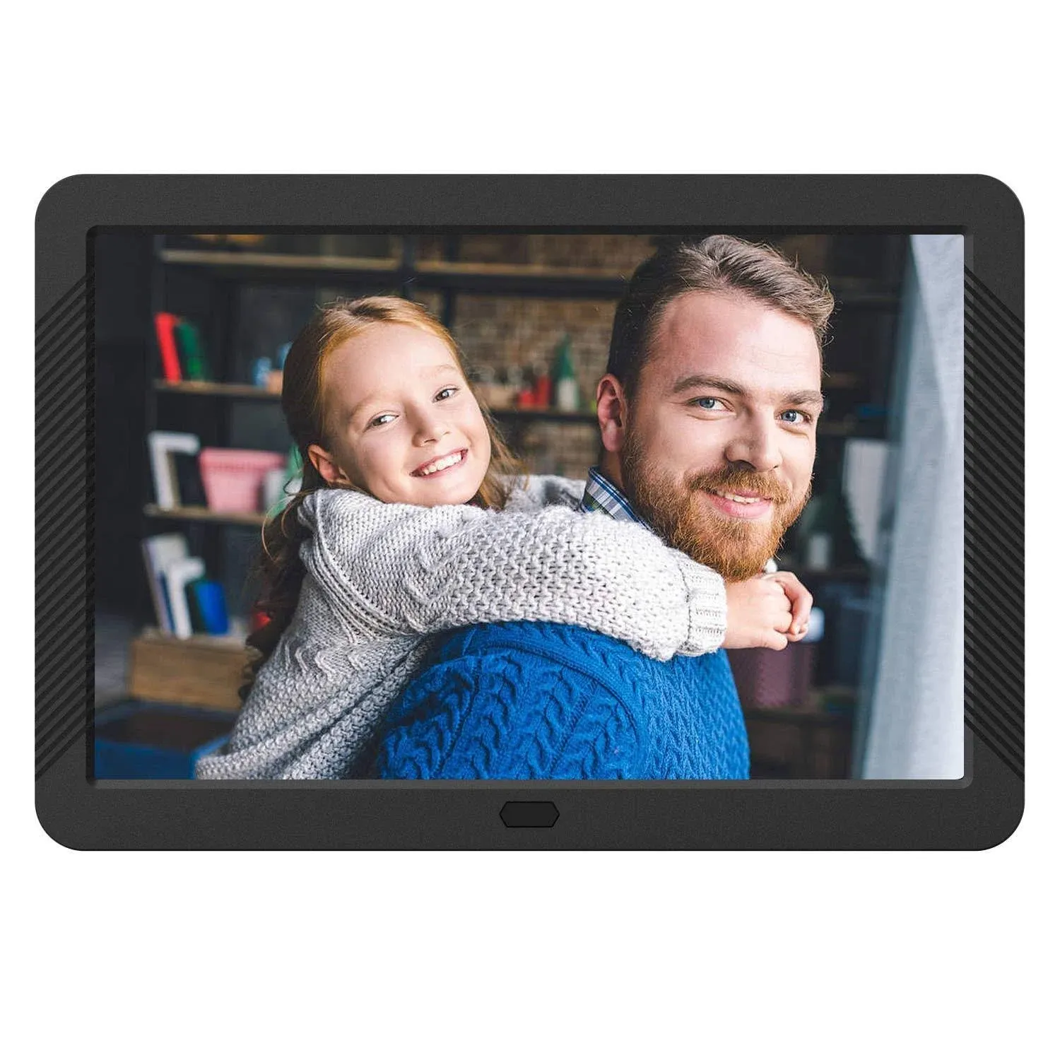 Atatat Digital Photo Frame with 1920x1080 IPS Screen, Digital Picture Frame Support Adjustable Brightness,Photo