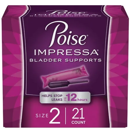 Poise Impressa Bladder Supports Sizing Kit 6ct Sizes 1,2,3 2018 Sealed Box