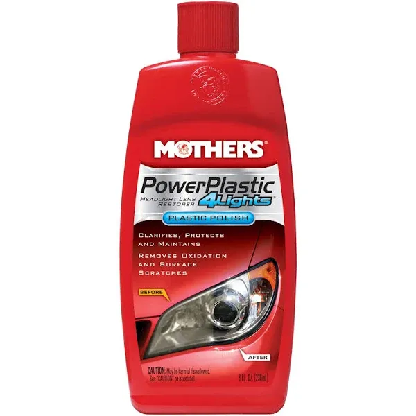 MOTHERS 08808-6 PowerPlastic 4Lights - 8 oz, (Pack of 6)