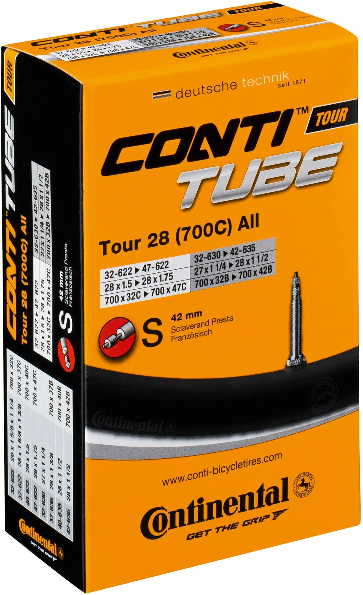 Continental 700 x 32-47mm 42mm Presta Valve Inner Tube