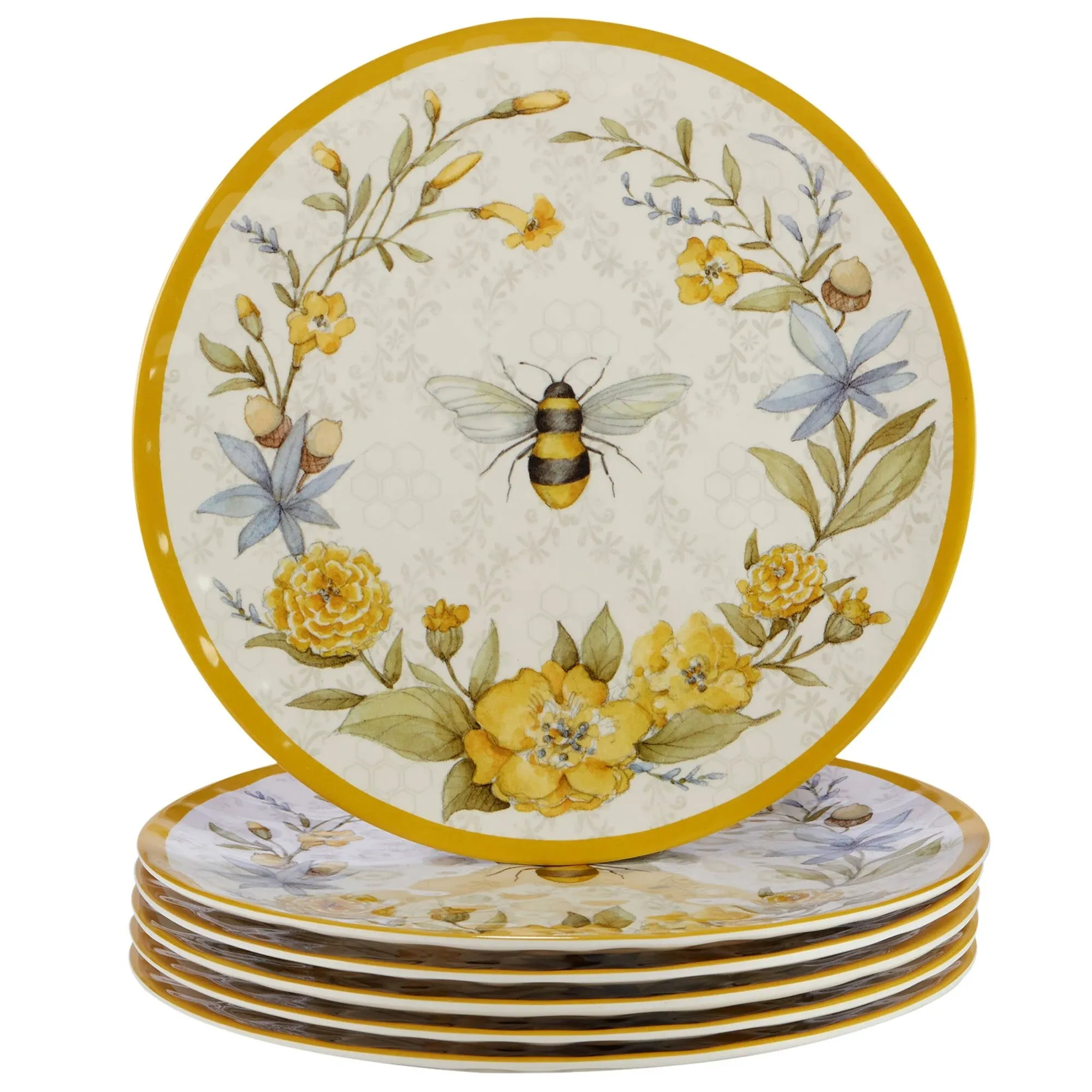 Certified International Bee Sweet 6-pc. Dinner Plate Set