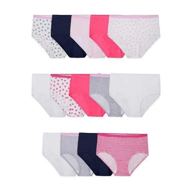 Fruit of the Loom Girls' Cotton Brief Underwear