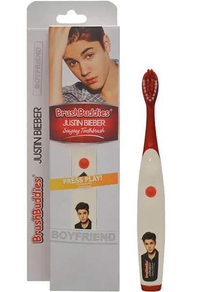 Brush Buddies Battery Powered Justin Bieber Singing Toothbrush, BoyFriendBrush Buddies Battery Powered Justin Bieber Singing Toothbrush, BoyFriend