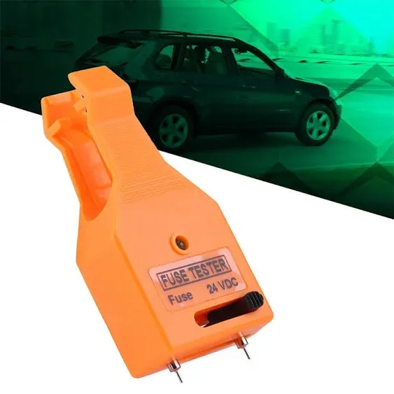 DC 24V Automotive ATO/ATC ATM Blade and Glass Tube Fuse Tester Puller for Mini/Standard Blade Fuse