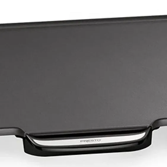 Presto Electric Griddle with Removable Handles, Black