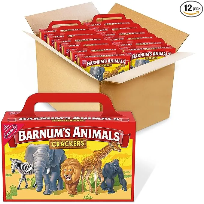 Barnum's Original Animal Crackers, 24 - 2.13 oz BoxesBarnum's Original Animal Crackers, 24 - 2.13 oz Boxes