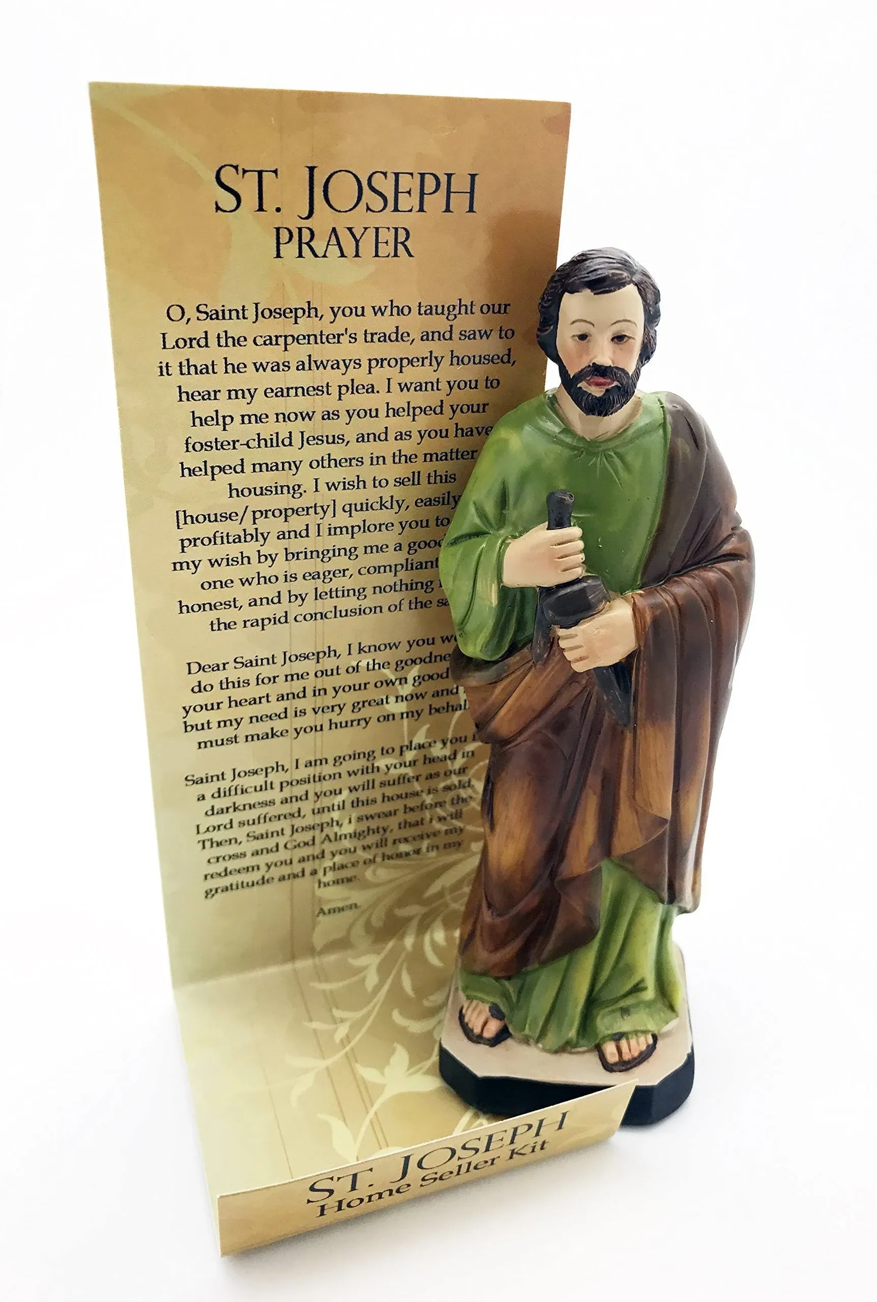 Saint Joseph Home Seller Kit with Prayer for Help for Smooth and Fast House Selling