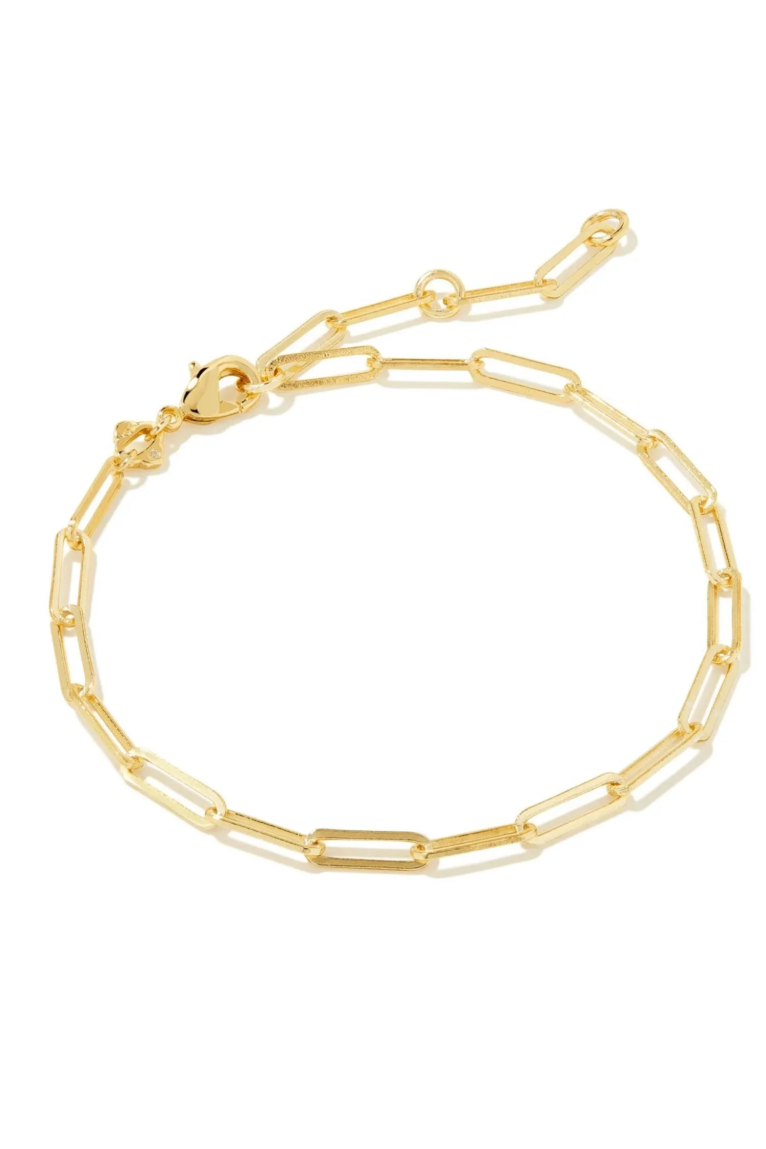 Kendra Scott Pulsera Courtney Paperclip, joyería de moda para mujer