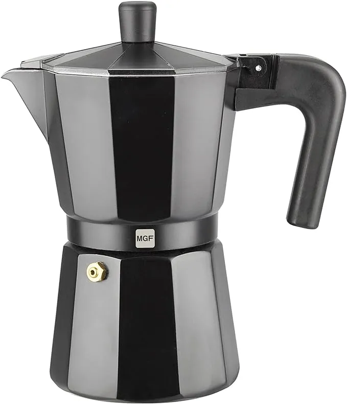 MAGEFESA ® Kenia Stovetop Espresso Coffee Maker, 12 cups / 20 oz, make your own home italian coffee with this moka pot cuban coffee, made in extra thick aluminum, safe and easy to use, café