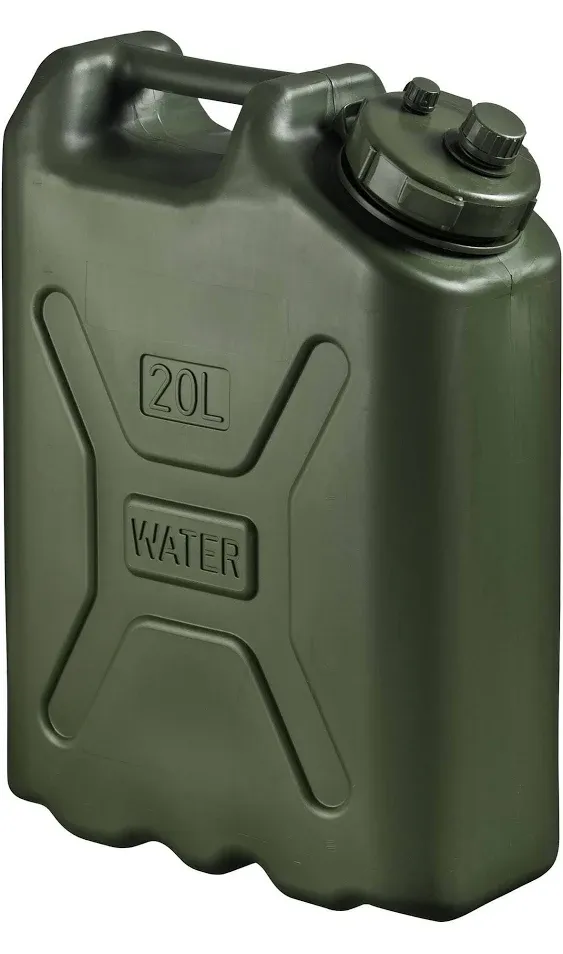 Scepter BPA Durable 5 Gallon 20 Liter Portable Water Storage Container (4 Pack)