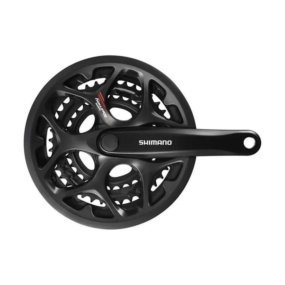 Shimano Tourney FC-A073 Crankset (Black) (3 x 7/8 Speed) (Square Taper) (170mm) (50/39/30T)