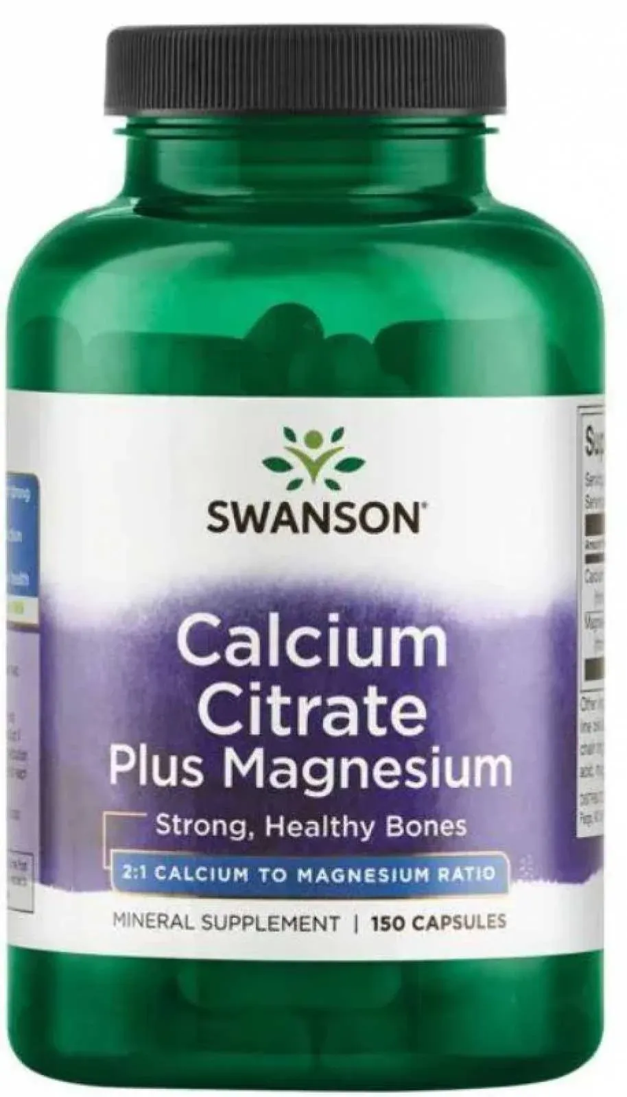 Swanson citrate de Calcium Plus Magnésium 150 Caps