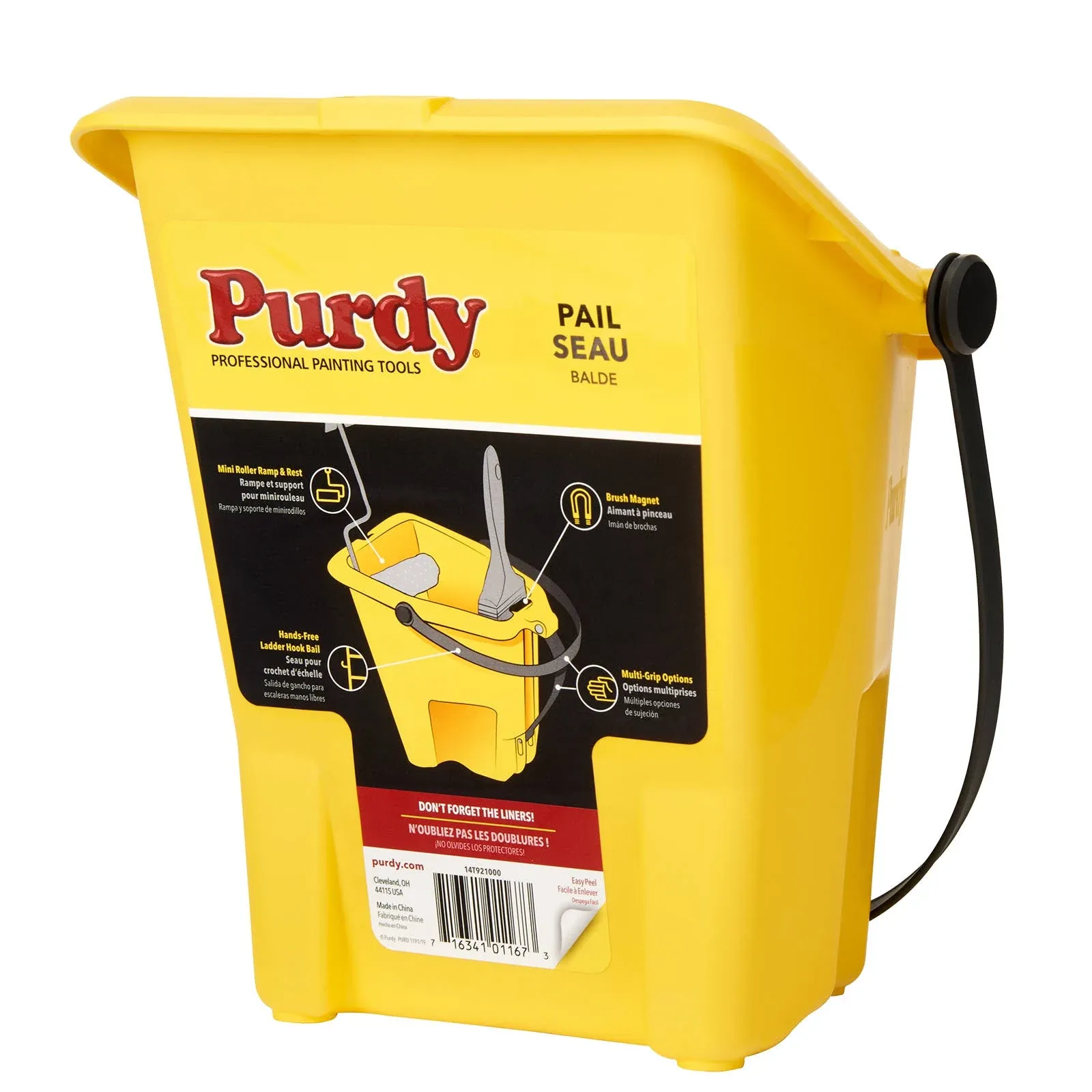 Purdy 14T921000 Painter Pail Yellow