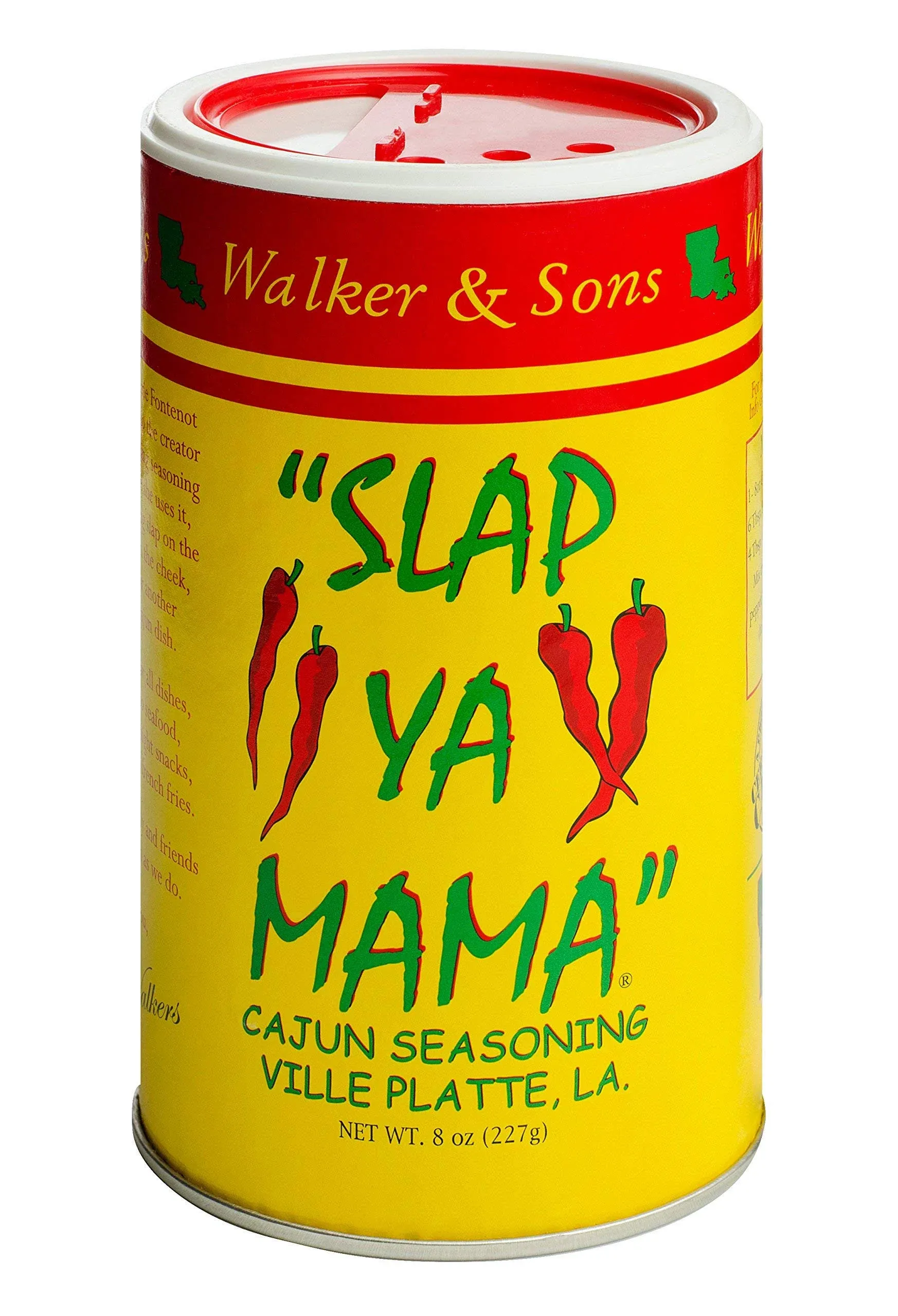 Slap Ya Mama Cajun Seasoning from Louisiana, Spice Variety Pack, 8 Ounce Cans, 1