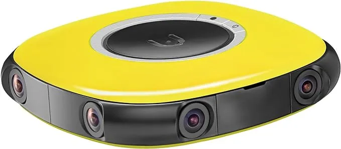 Vuze 4K 3D 360 Spherical VR Camera Yellow, Consumer, Standalone, Stitching Required