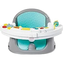 Infantino Music & Lights 3-in-1 Discovery Seat and Booster, 4-48 Months Unisex, Teal