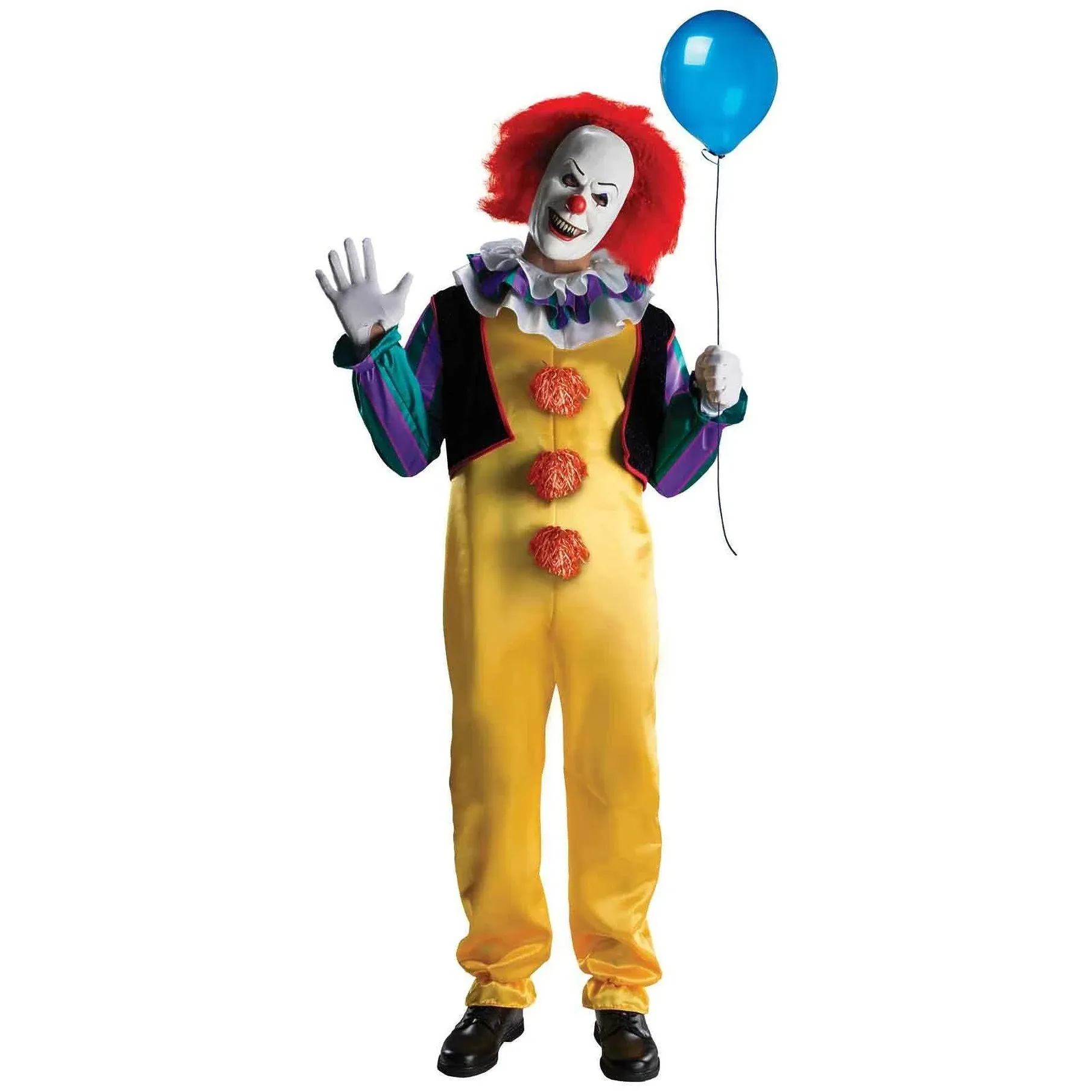 Rubie's Costume Men's Deluxe It Pennywise Clown Halloween Costume, XL