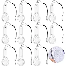 24 Pack Hand Lens 10X Plastic Magnifier Mini Hand-held Magnifying Glasses for Kids, Classroom, Reading, Outdoors,Science Observation