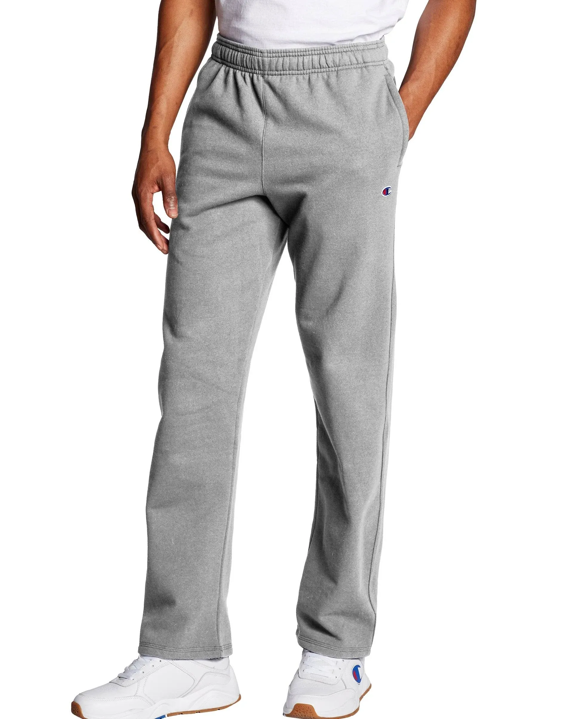 Man&#039;s Pants Champion Powerblend® Fleece Open Bottom Pants