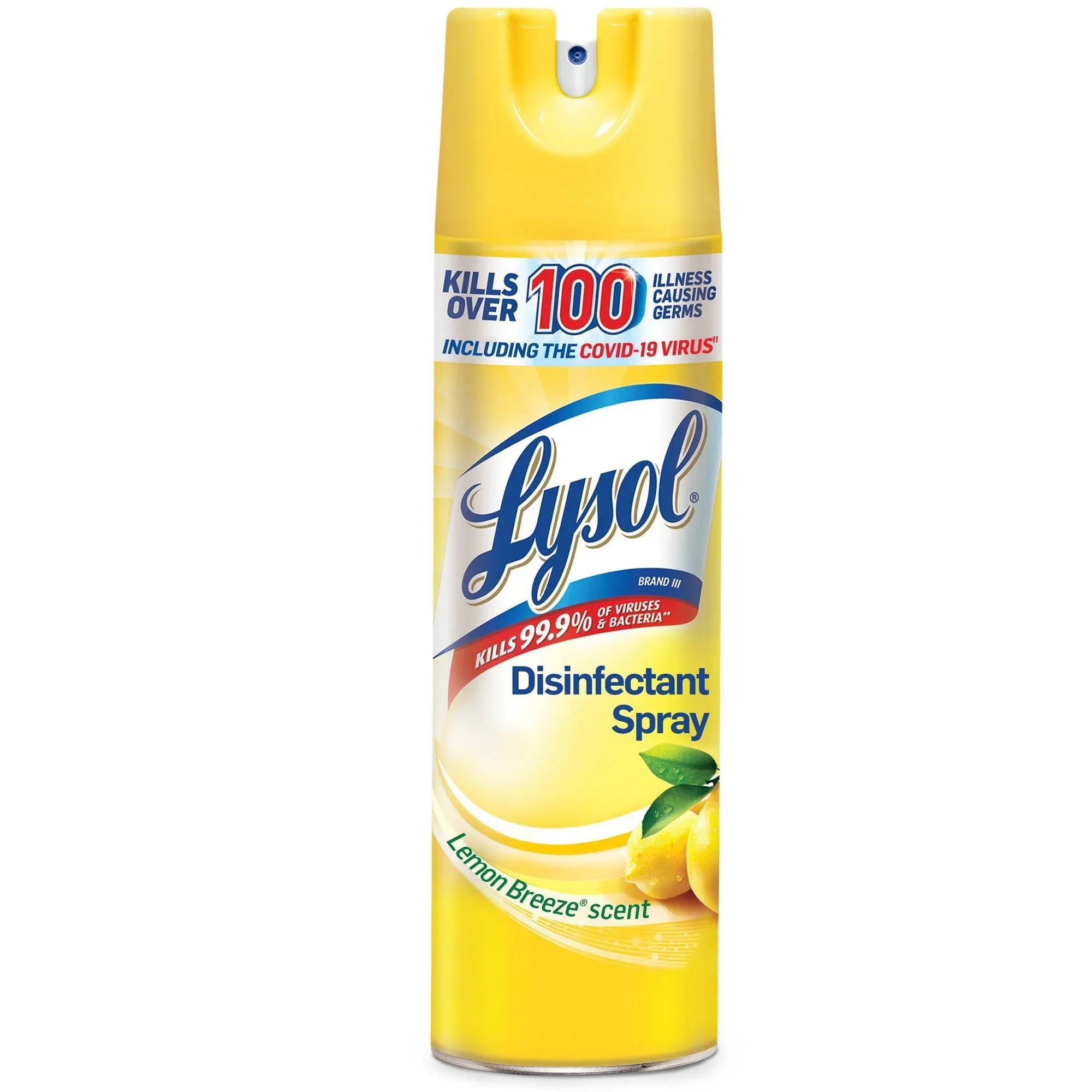 Lysol Disinfectant Spray, Lemon Breeze, 19 oz | CVS