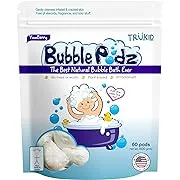 TruKid Bubble Podz Bubble Bath for Baby Kids Gentle Refreshing Bath Bomb for Sensitive Skin