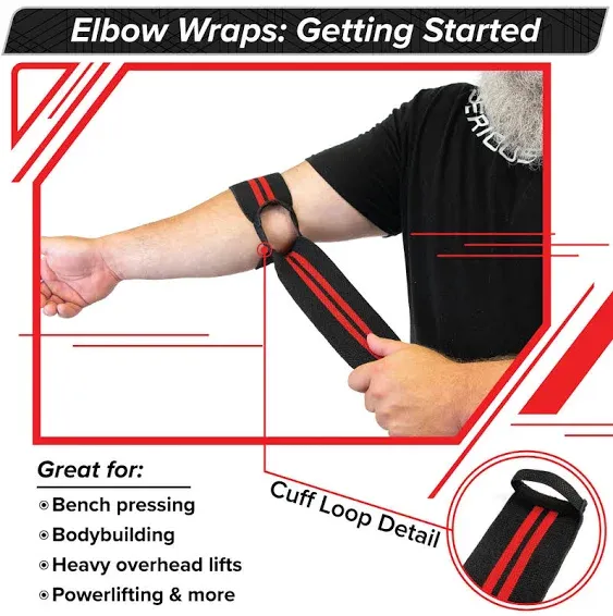 Serious Steel Fitness Elbow Wraps