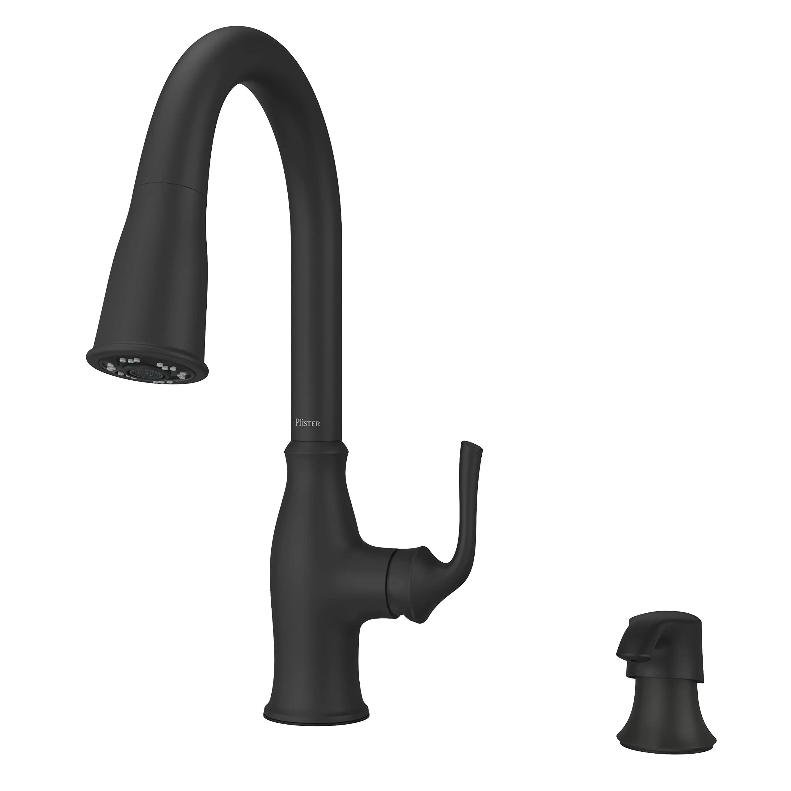 Barulli Kitchen Faucet with Pull down Sprayer and Soap Dispenser, Single Handle,