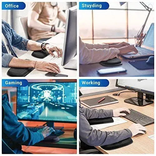 Elbow Rest Pads for Desk Large Size Elbow Pads with Soft Memory Foam and Non-...