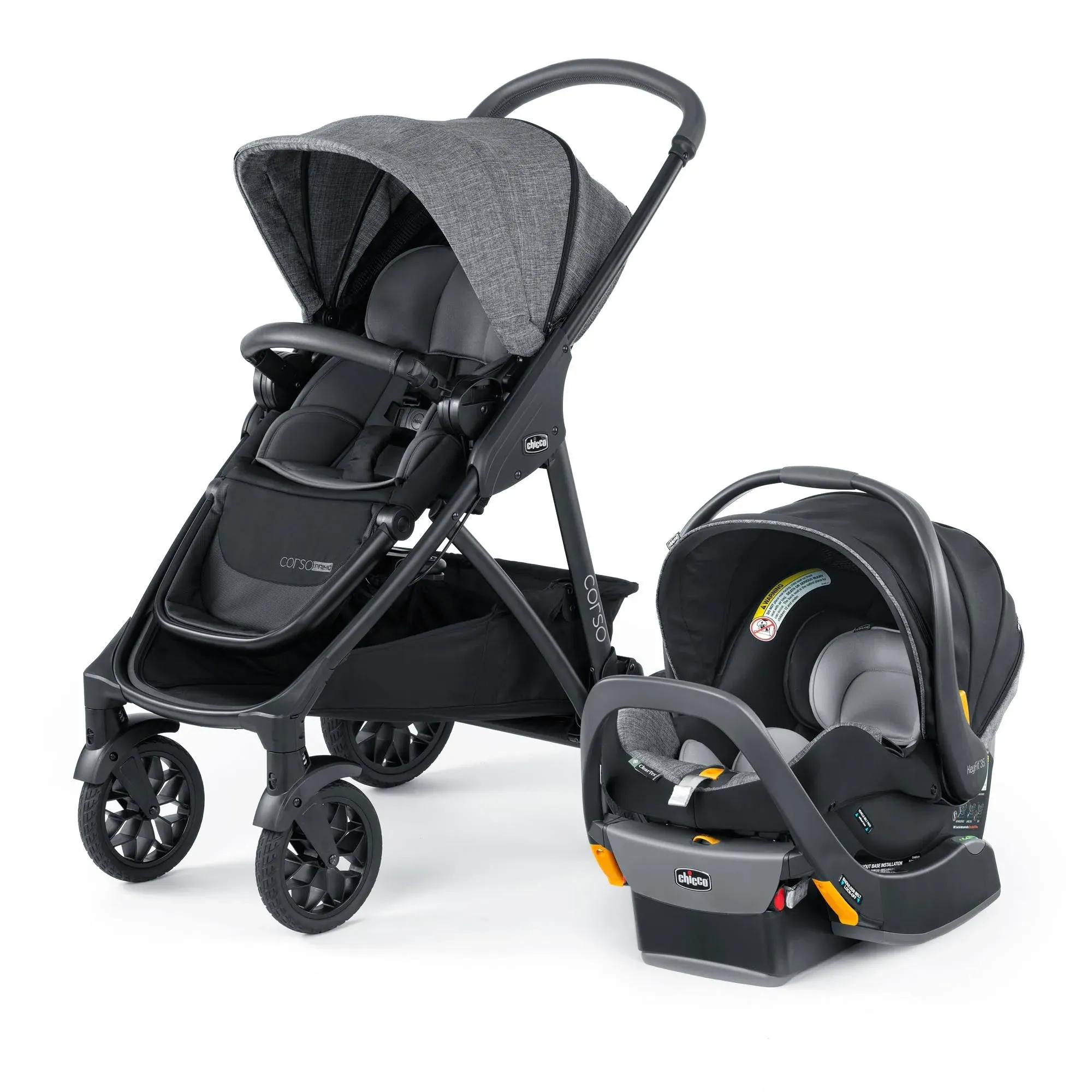 Chicco Corso Primo Cleartex Travel System - Aspen