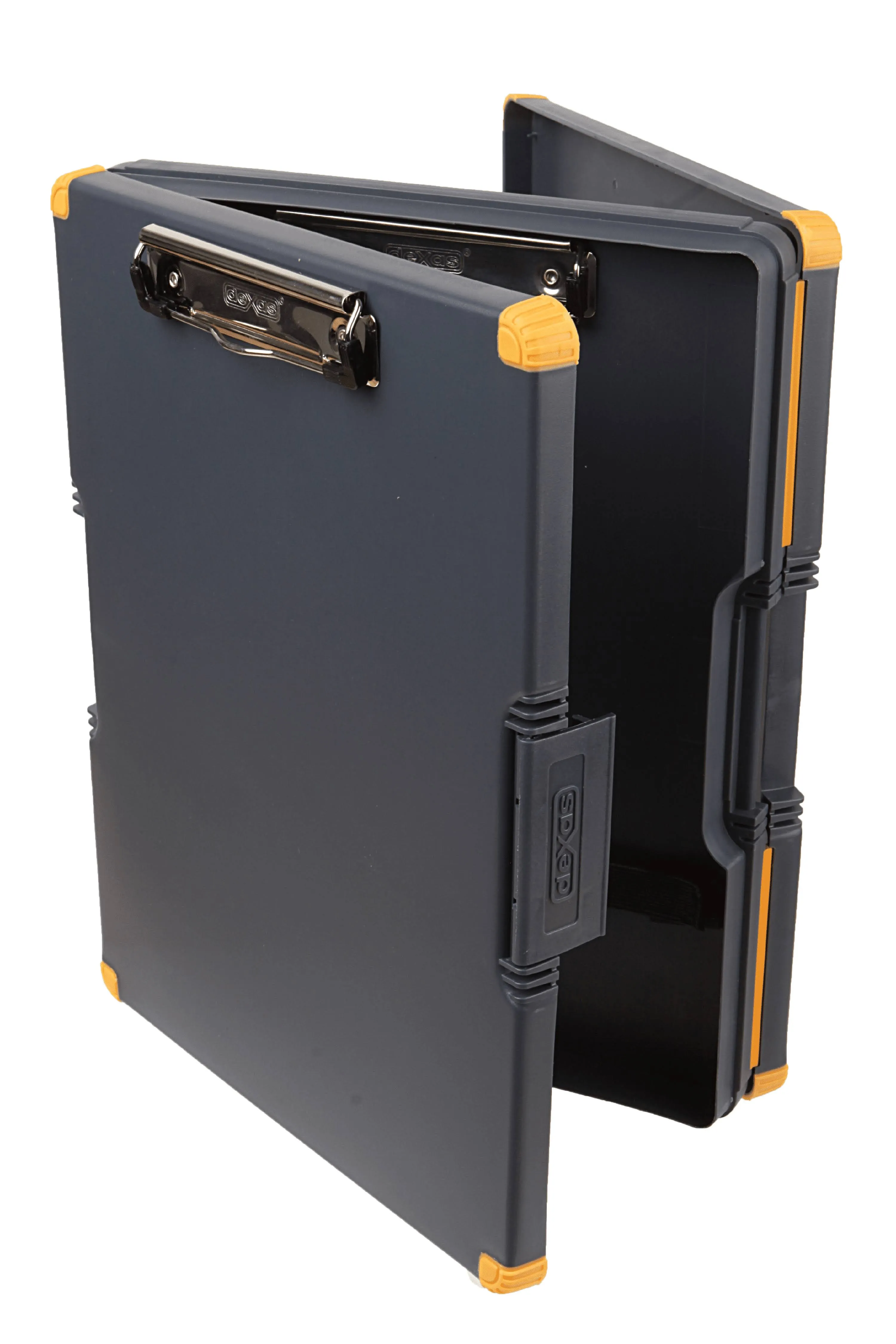 Dexas Duo Clipcase Dual Sided Storage Case and Organizer, Yellow