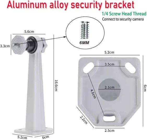 Surveillance Security Camera Mount Bracket, Adjustable Universal Camera Wall Mou