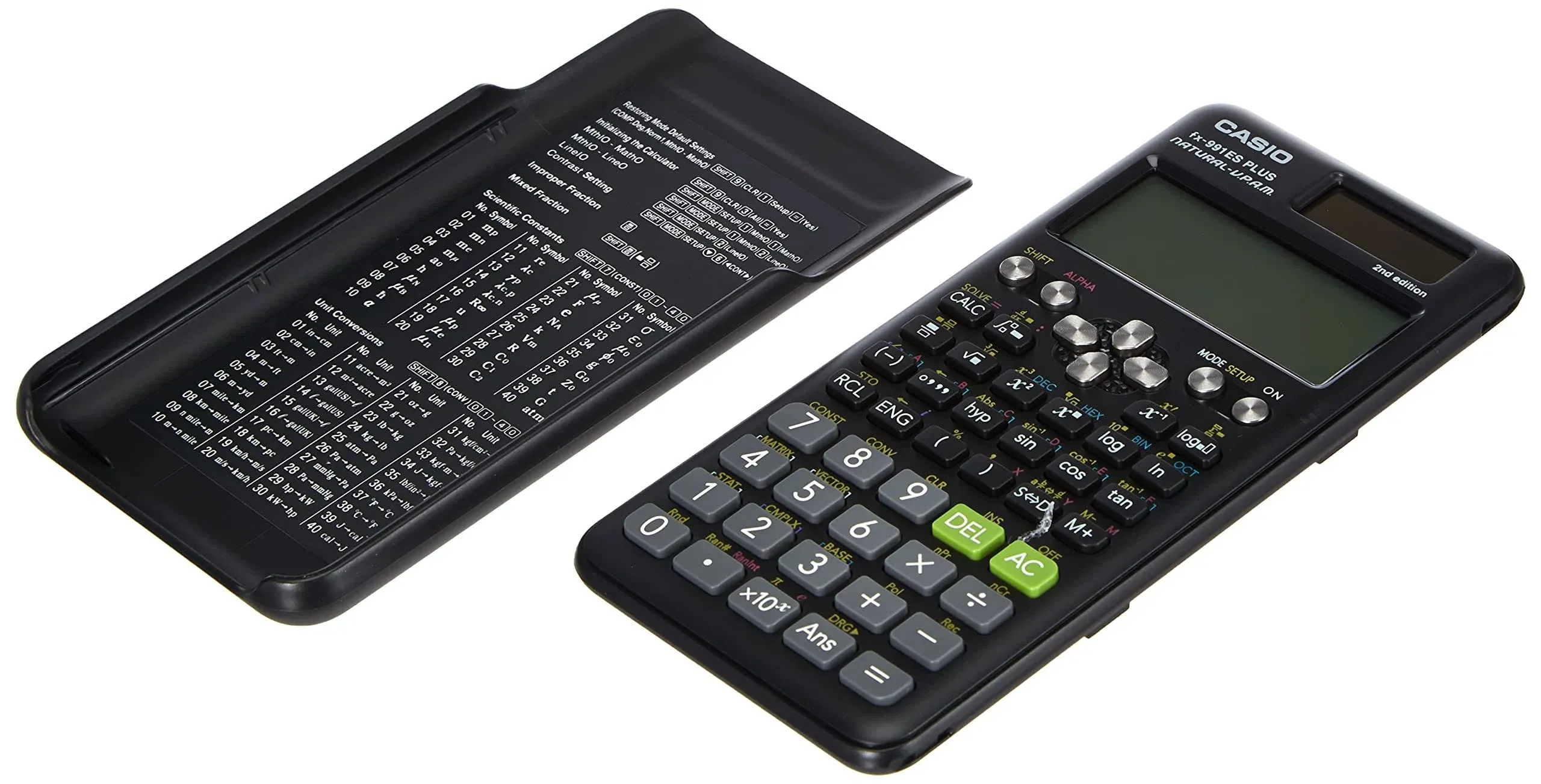 Cassio FX-991ES Plus-2nd Edition Scientific Calculator, Natural Textbook Display