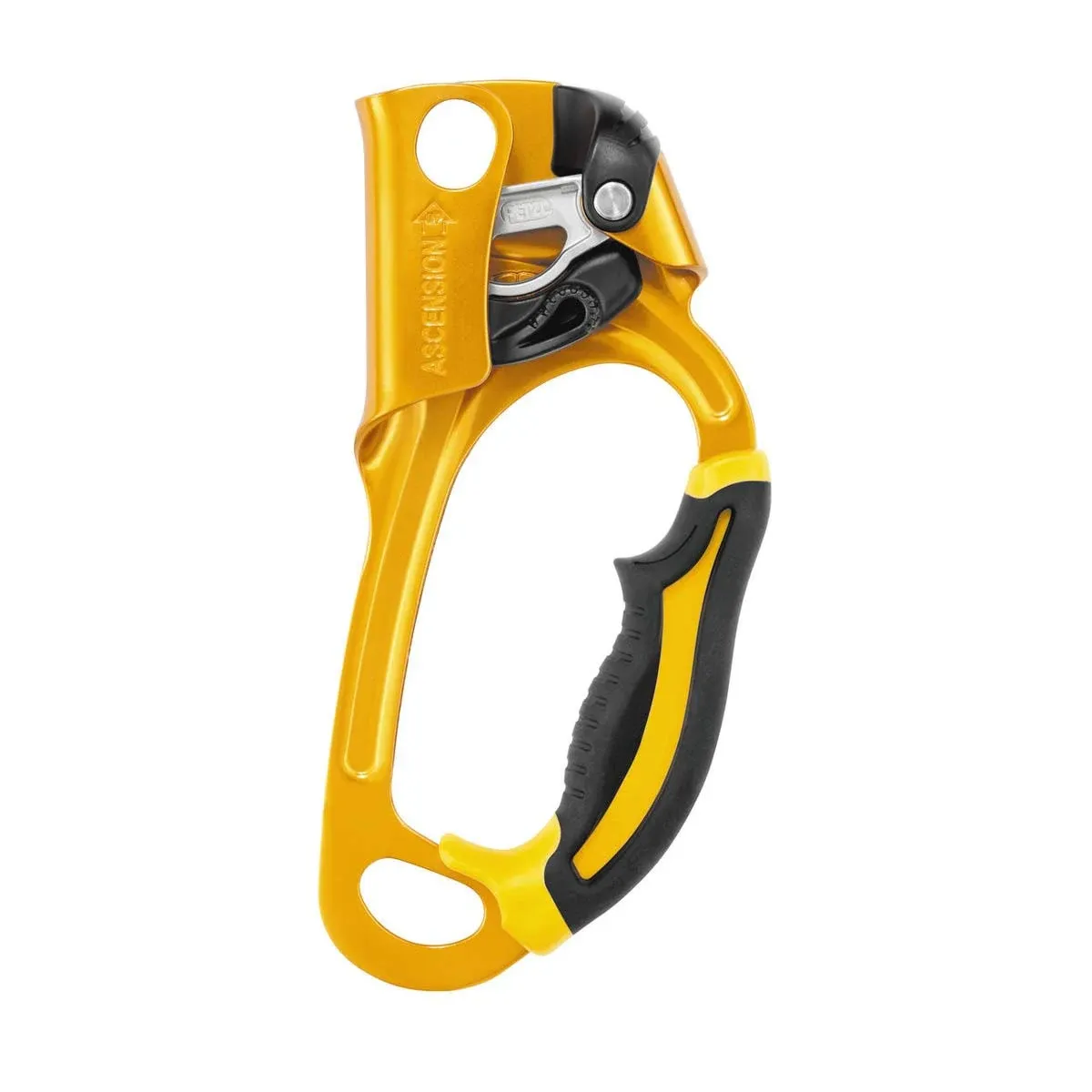 Petzl Ascension Right Ascender Rope Clamp, Yellow/Black