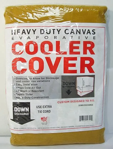 34 X 34 X 36  Swamp Cooler Cover Downdraft Canvas