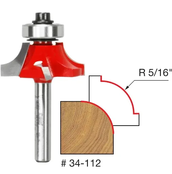 Freud 34-100 1/16 Radius Rounding Over Bit