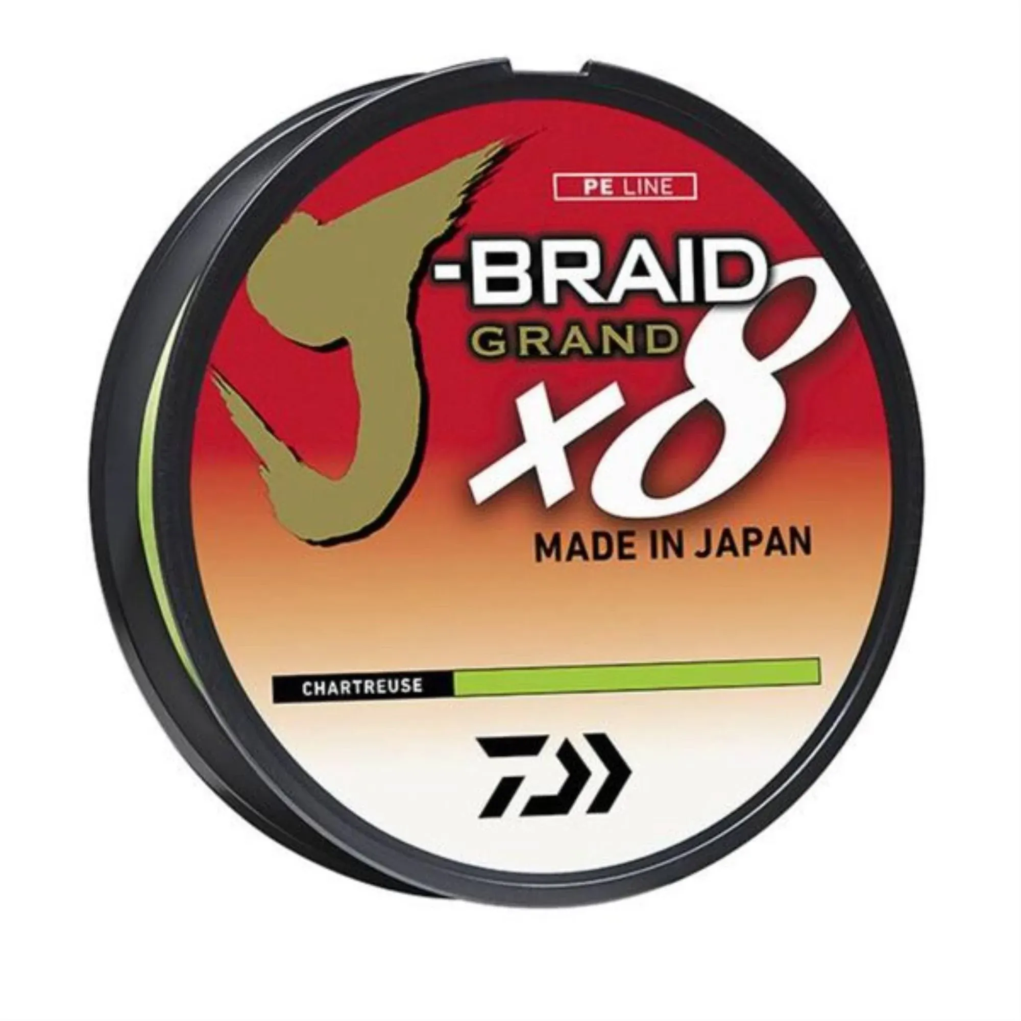 Daiwa J-Braid Grand x8 Braided Line Chartreuse