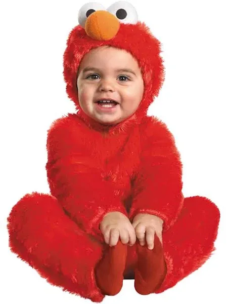 Toddler Sesame Street Elmo Halloween Costume Jumpsuit 2T