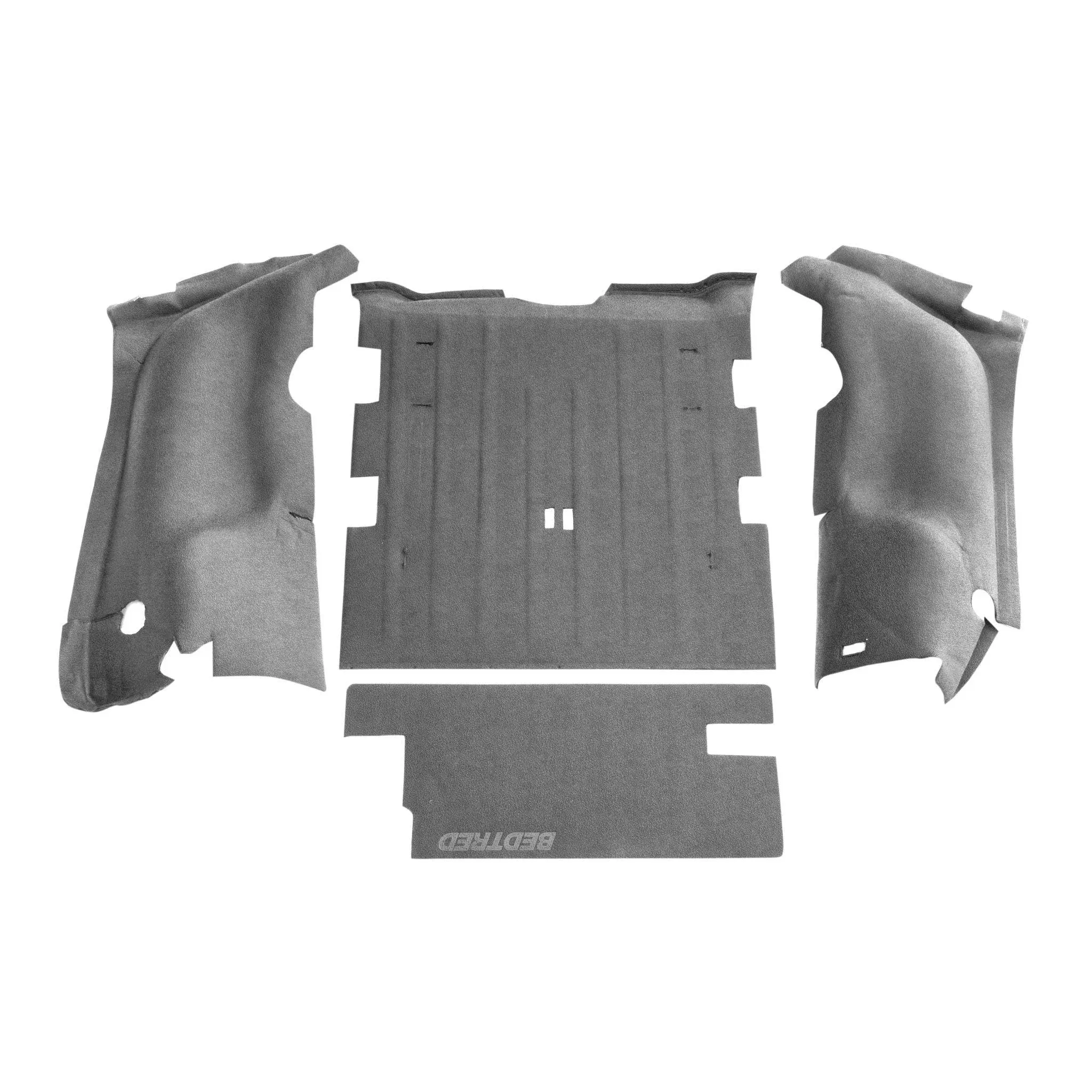 BedRug Jeep Kit - BedTred BTTJ97R fits 97-06 TJ 97-06 REAR 4PC CARGO KIT (INCLUDES TAILGATE)