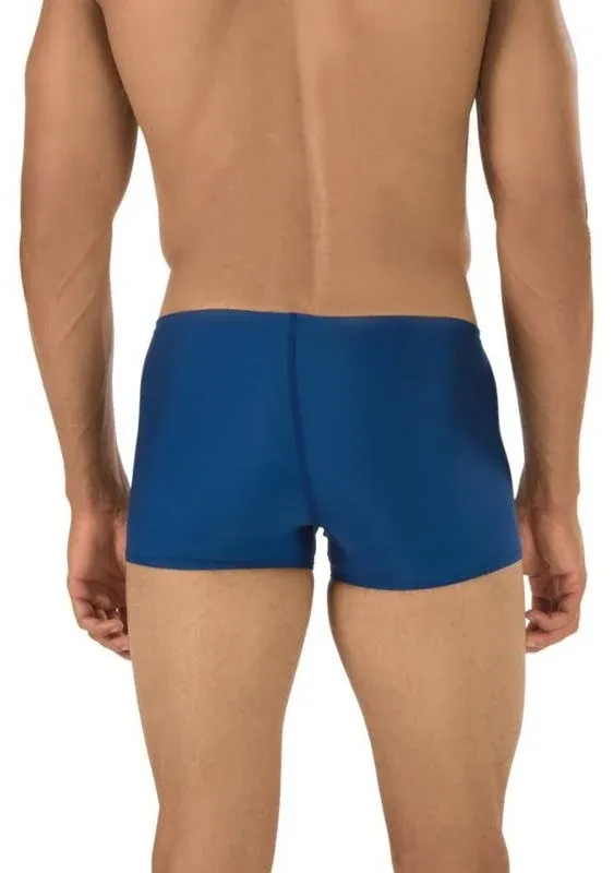 Speedo Men's Solid Endurance+ Square Leg Swimsuit