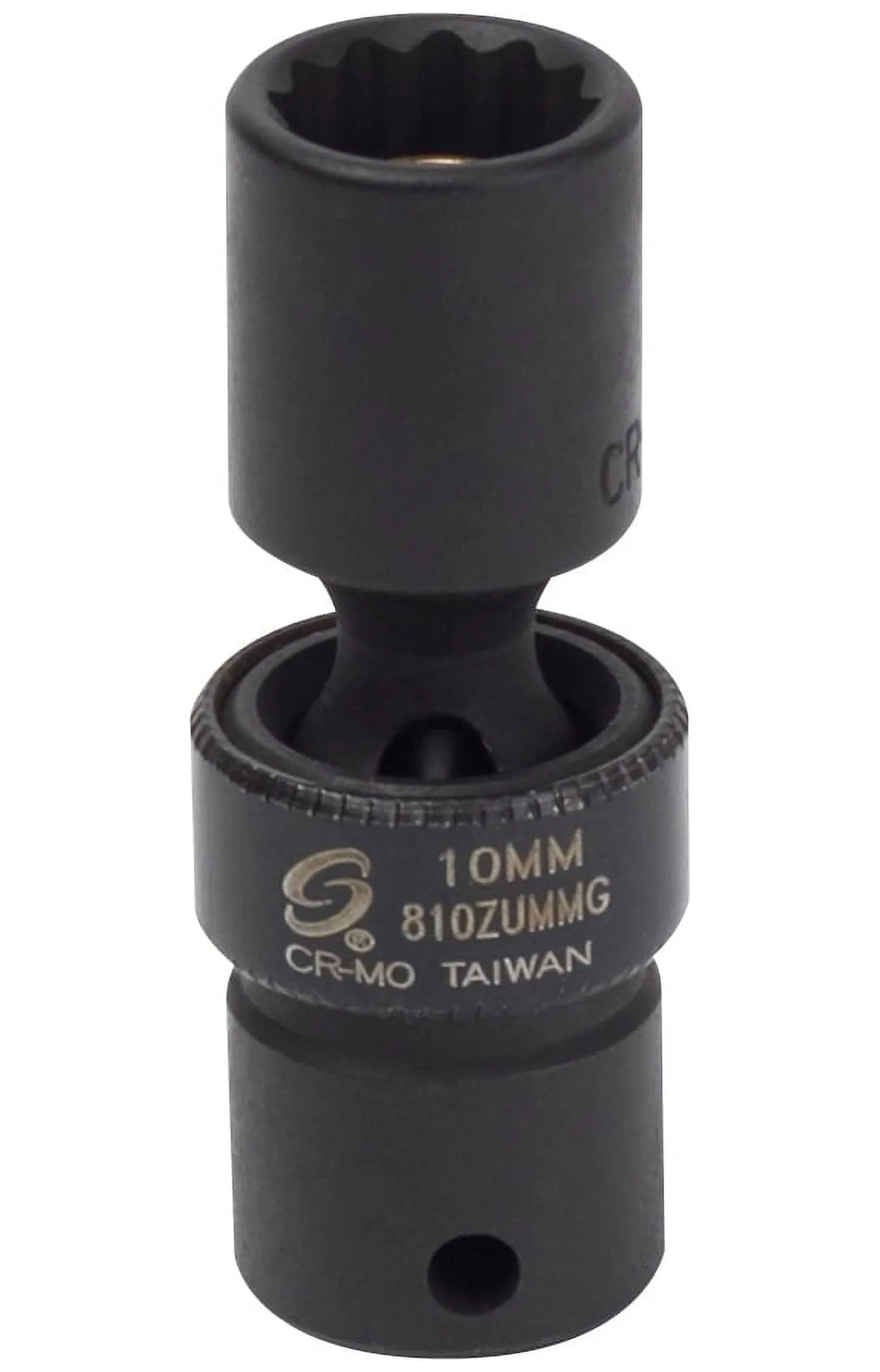 Sunex 810ZUMMG 10mm 12-Point Magnetic Universal Impact Socket 1/4" Drive