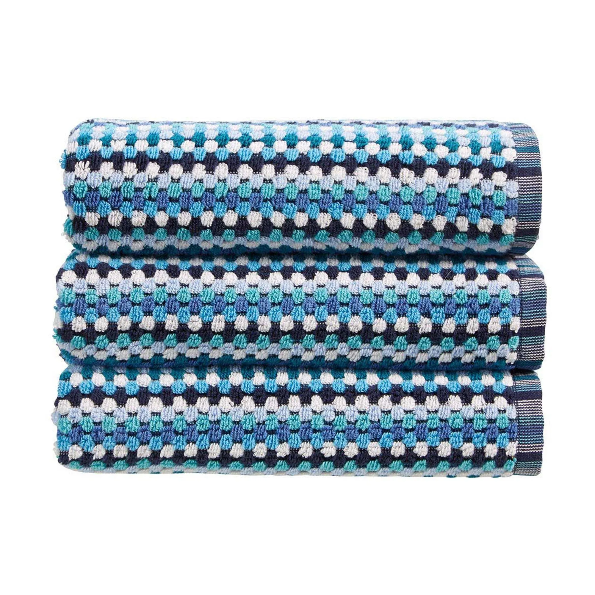 Christy Carnaby Stripe Towel Blue