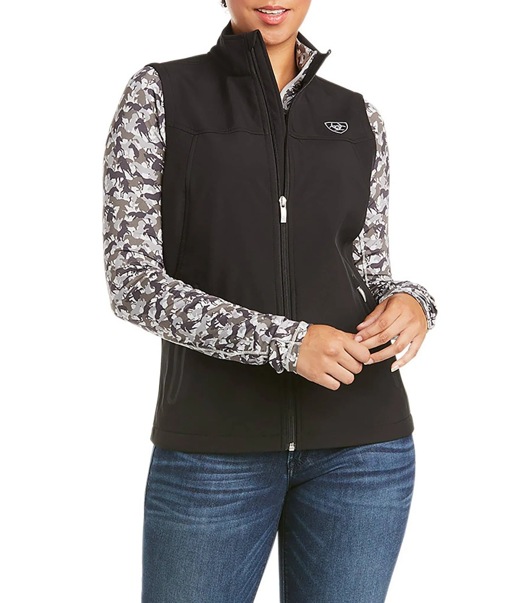 Ariat Women's New Team Softshell Vest