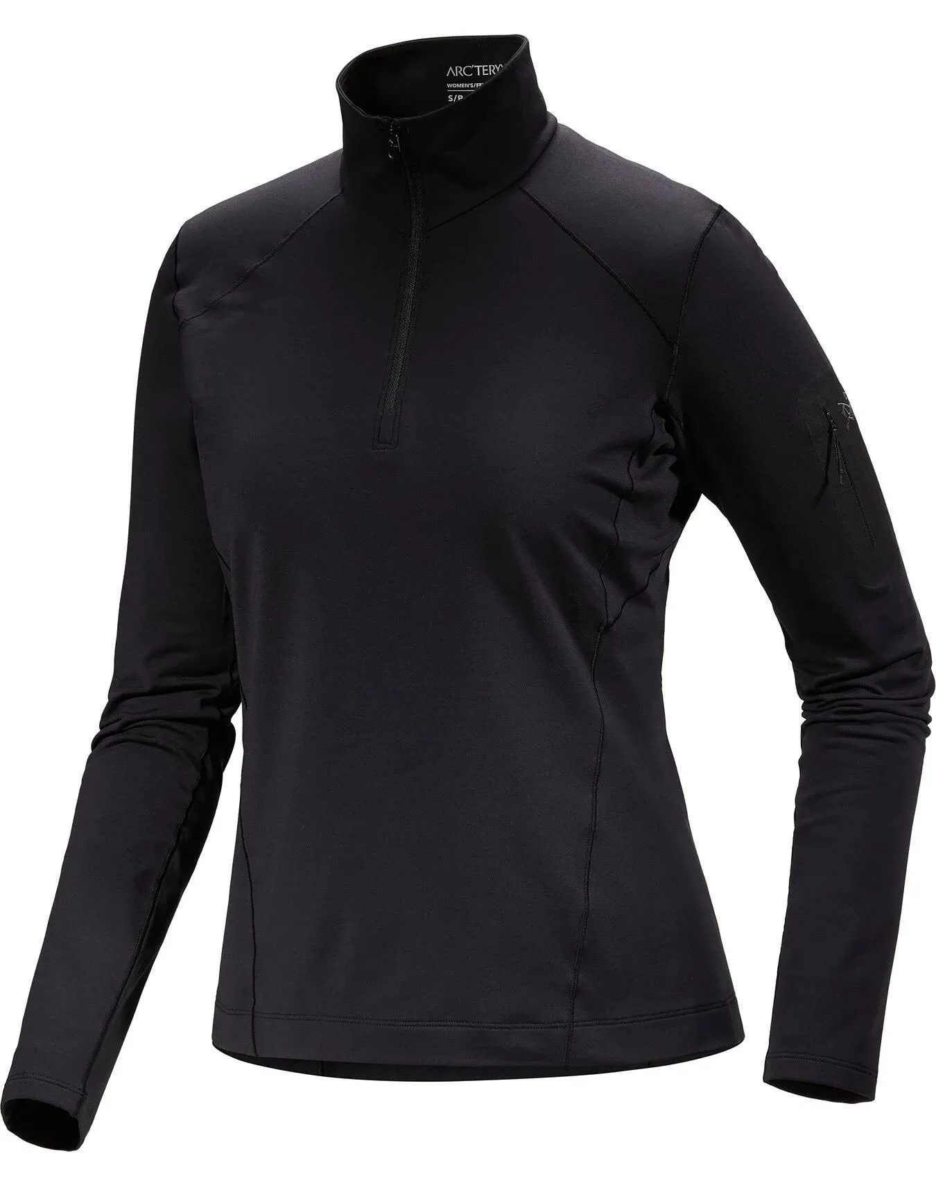 Arc'teryx RHO Zip Neck - Women's S Black