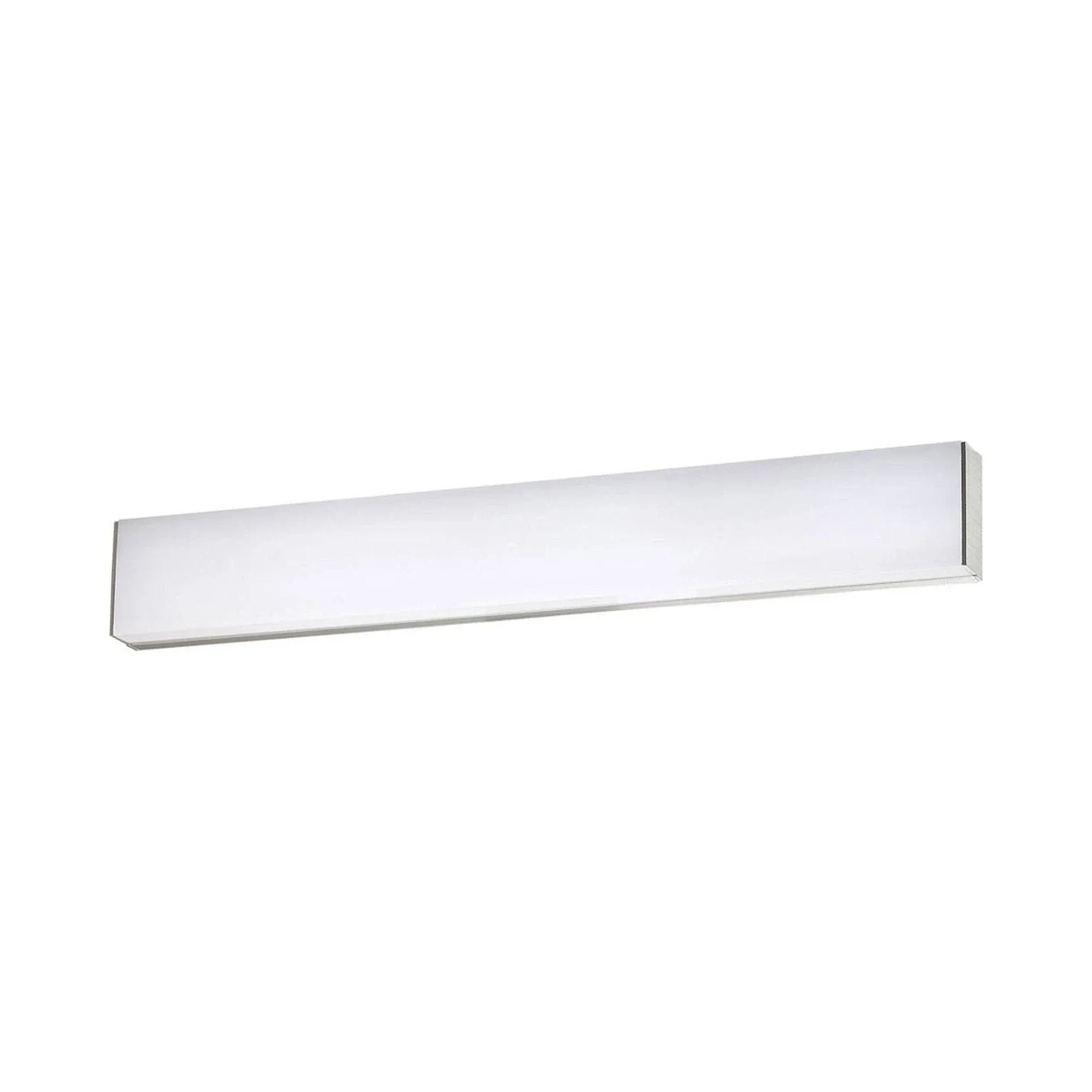 LED Bathroom Vanity from the Strip Collection in Brushed Aluminum Finish by W.A.C. Lighting