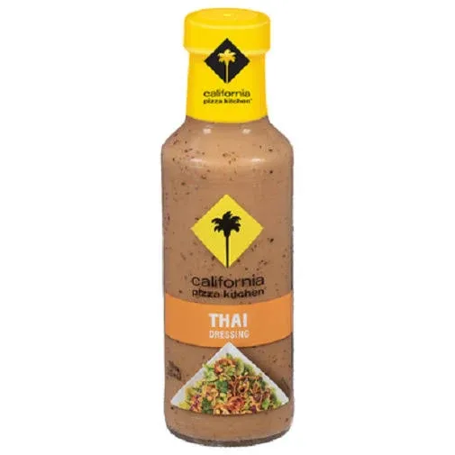 California Pizza Kitchen Thai Dressing - Creamy Thai Peanut Sauce, Restaurant-Like Asian Peanut Sauce, Asian Salad Dressings, Fresh and Creative Flavors Collide, Asian Dressings - 12 Fl Oz, Pack of 2