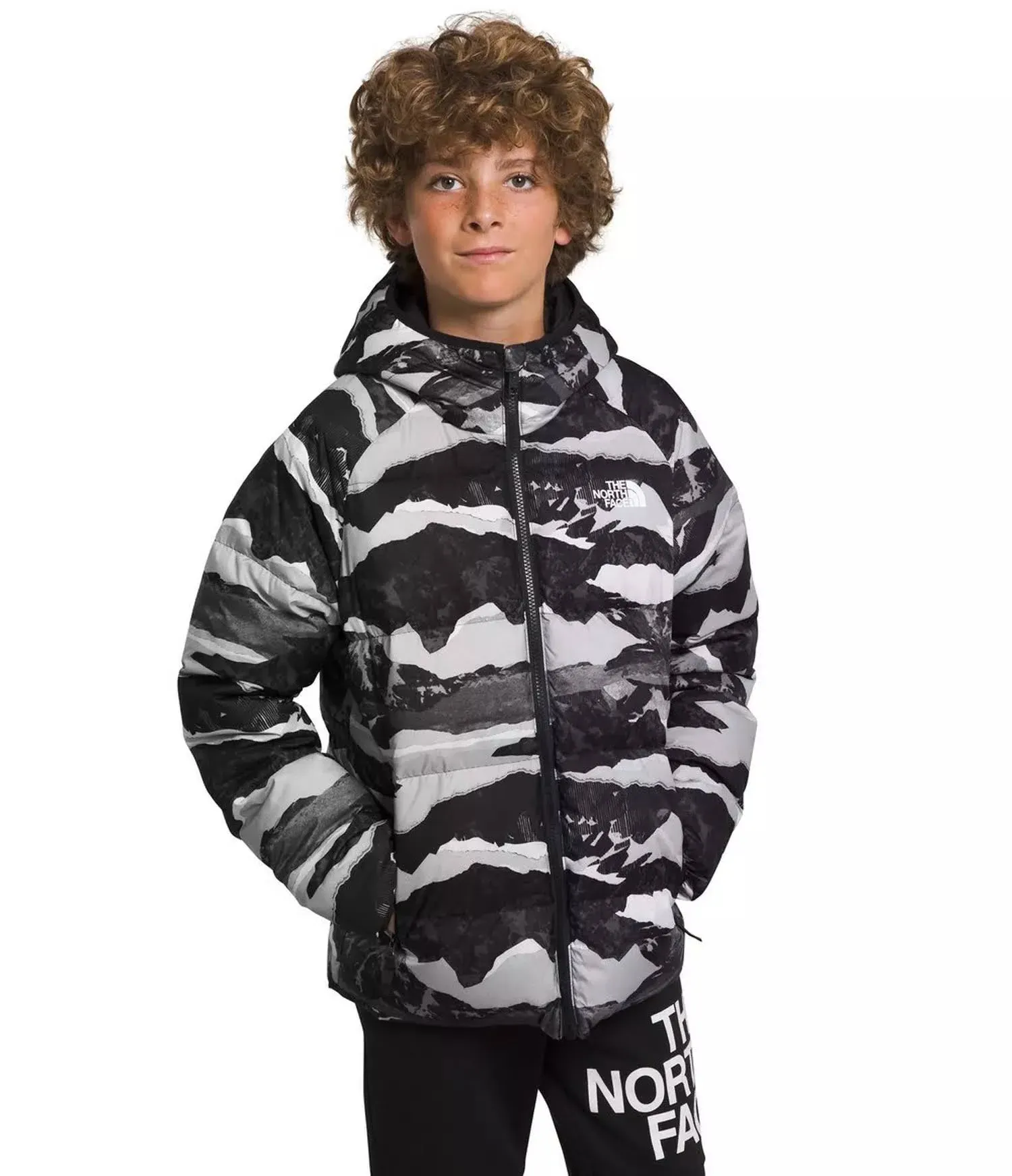 The North Face Boys' Reversible North Down Hooded Jacket